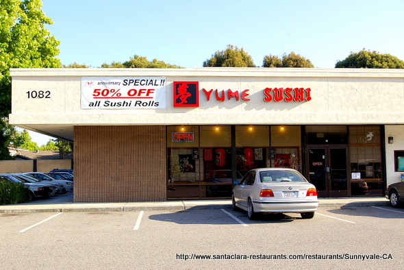 Yume Sushi in Sunnyvale, California