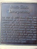 Incorporation Plaque Information in Santa Clara, CA